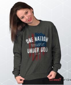 One Nation Under God Unisex Shirt, Tank, Sweatshirt, Christian Faith Shirt