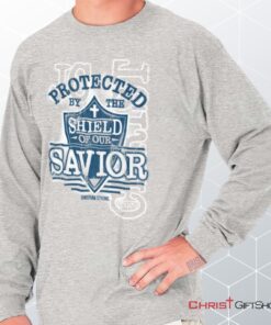 Shield of our Savior Long Sleeve Shirt, Jesus Shirt