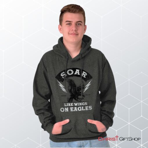 Soar Like Eagles Hoodie, Christian Shirt