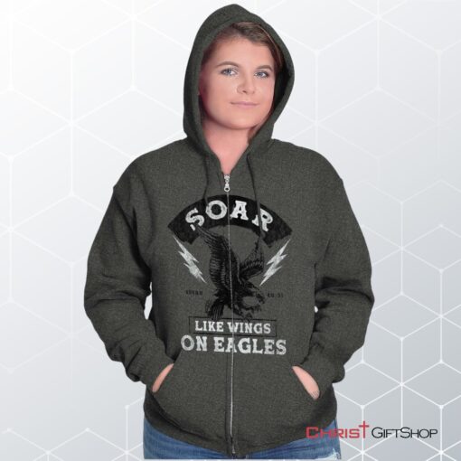 Soar Like Eagles Unisex Shirt, Christian Faith Shirt