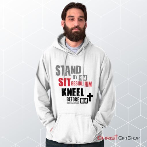 Stand Sit Kneel Hoodie, Jesus Shirt