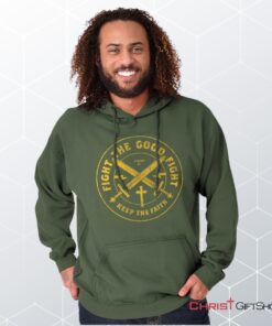 the Good Fight Hoodie, Jesus Shirt