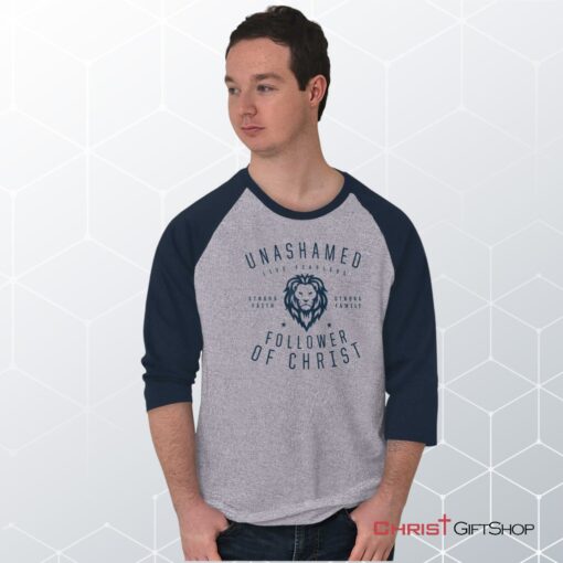 Unashamed Follower Raglan Shirt, Christian Shirt