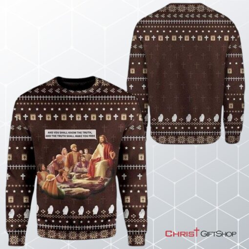 Jesus Ugly Christmas Sweater, Jesus Christmas Sweater